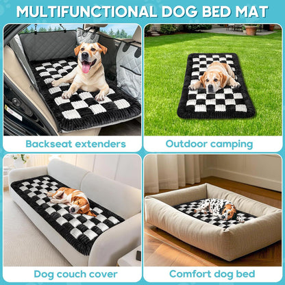 FurMuse Cozy Car Cushion in soft, plush fabric with a neutral color, providing comfortable support for car seats.