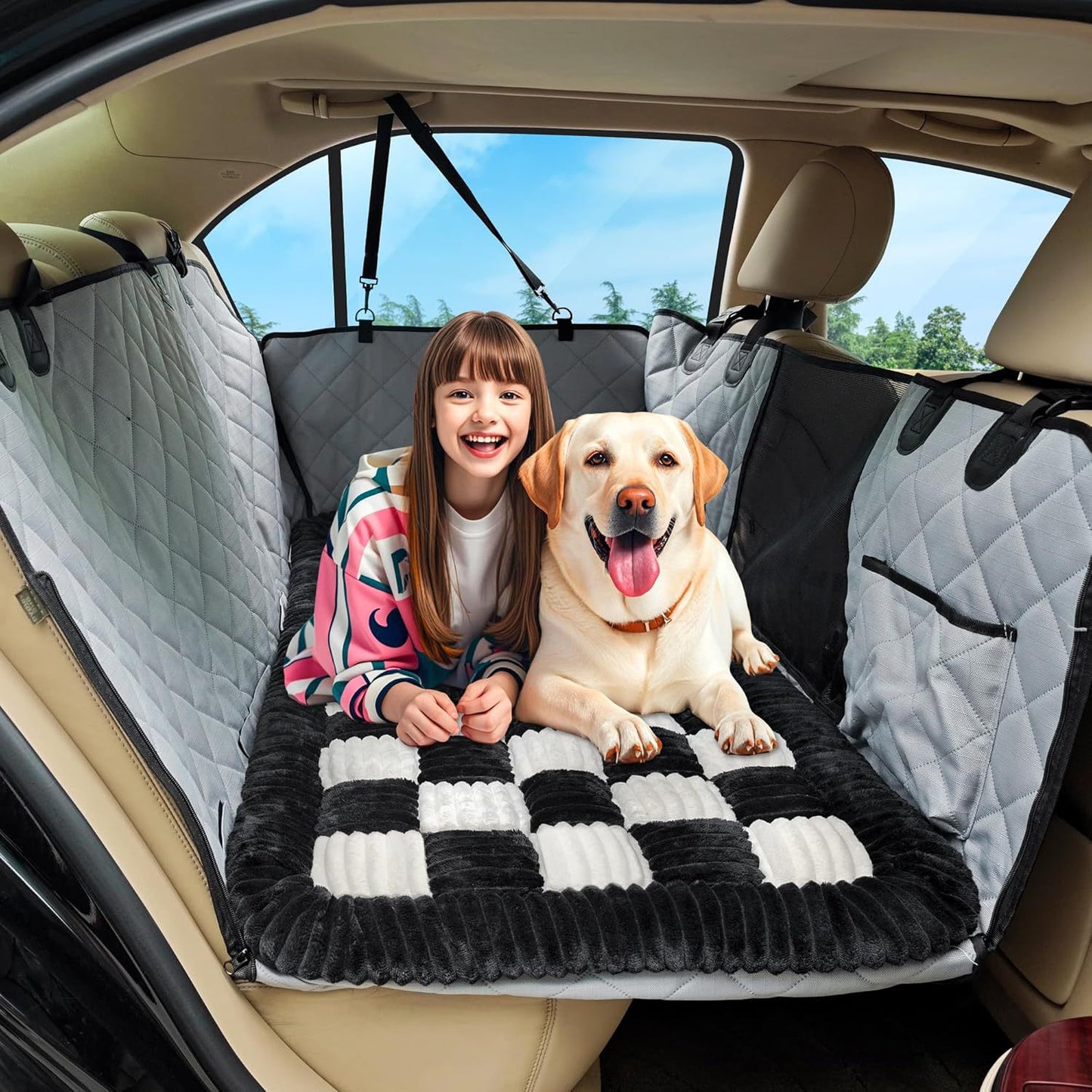 FurMuse Cozy Car Cushion featuring plush fur material and ergonomic design for comfortable car seating.